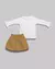 Conjunto Blusa Manga Longa + Saia Raposa Veludo Anjos Baby - comprar online