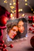 Porta-Retrato Acrílico Enfeite de Natal Fita Veludo e Ímã