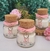 Lembrancinha dia das Mães vela perfumada tampa rolha 40g com pingente cordão rosa - comprar online