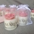Lembrança Vela Mini Copo Rose Aromatizada e Personalizada na internet