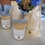 Lembrança Vela Mini Copo Aromatizada com Tampa e Saquinho de Algodão - TARSILA ATELIE