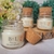 Lembrancinha Vela Perfumada no Vidro com Tampa de Rolha CASAMENTO - comprar online