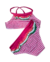 Biquíni Infantil Feminino Listrado Rosa com Estampa de Melancia - comprar online