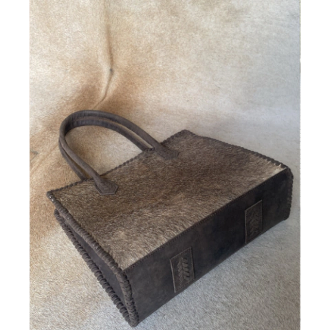 CARTERA ACHERAL CUERO Y PELO - tienda online