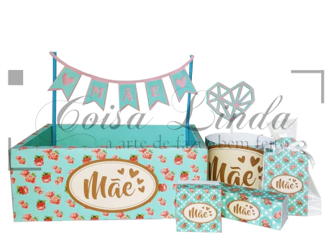 Bandeja com Mimos Azul - comprar online