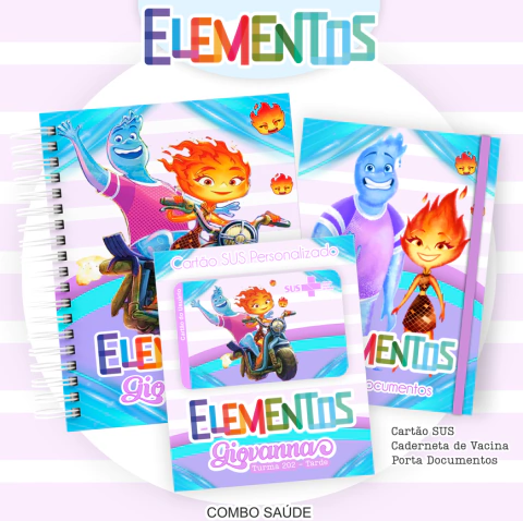 Caderneta de Saúde Elementos Menina