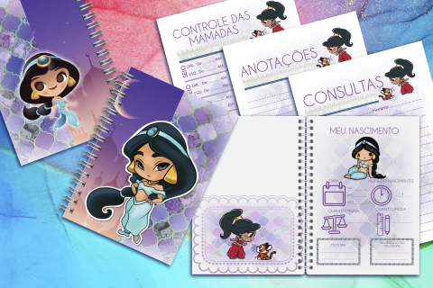 Caderneta de Saúde Jasmine Menina