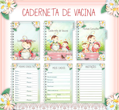 Caderneta de Saúde Joaninha Menina