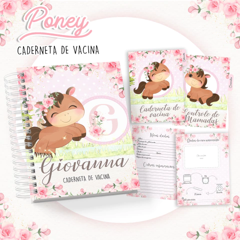 Caderneta de Saúde Poney Menina