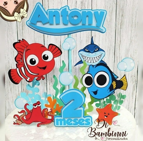 Procurando Nemo - Topo de Bolo