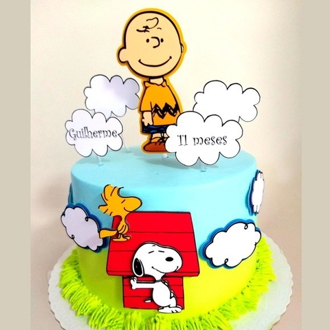 Snoopy - Topo de Bolo