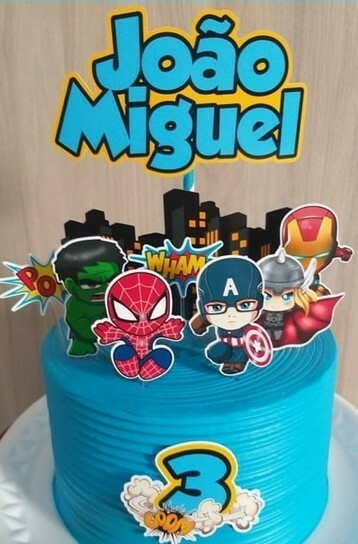 Vingadores - Topo de Bolo