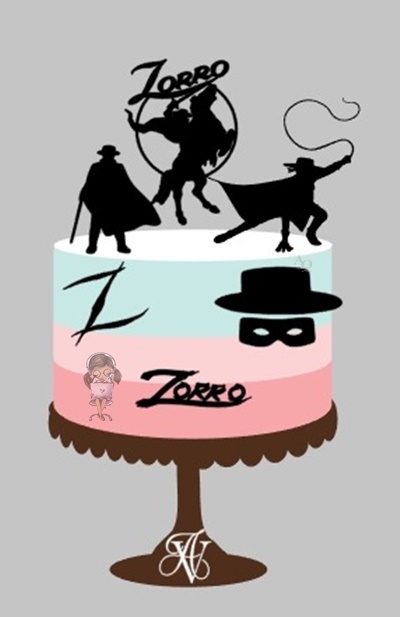 Zorro - Topo de Bolo