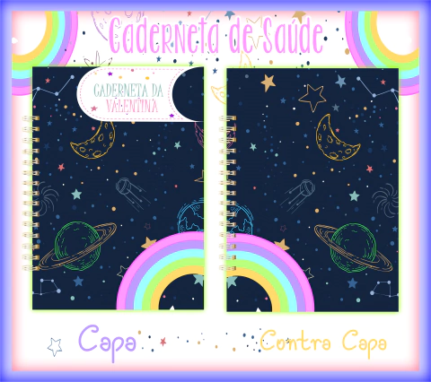 Caderneta de Saúde Galáxia Menina