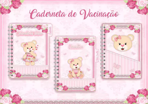 Caderneta de Saúde Ursinha Menina