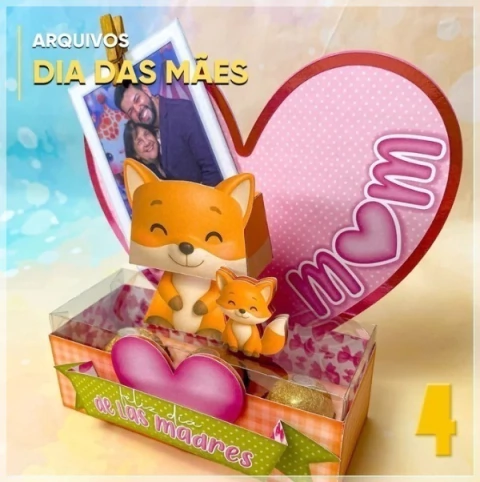 Dia das Mães - Caixa Raposinha - comprar online