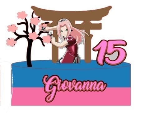 Sakura - Topo de Bolo