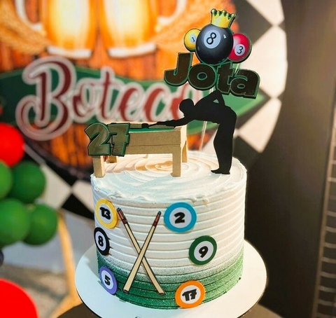 Sinuca - Topo de Bolo - comprar online