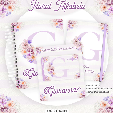 Caderneta de Saúde Alfabeto Menina