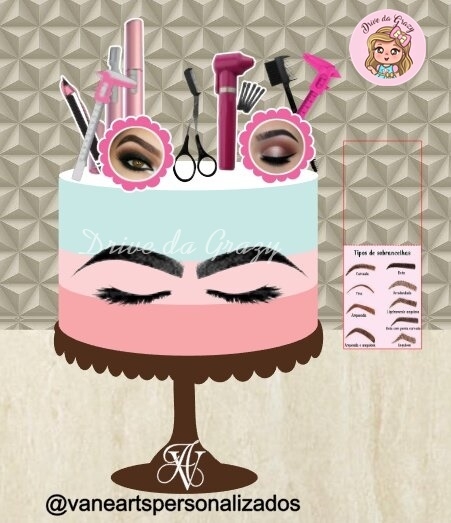 Salão de Beleza - Topo de Bolo