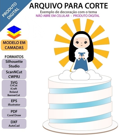 Santo - Topo de Bolo