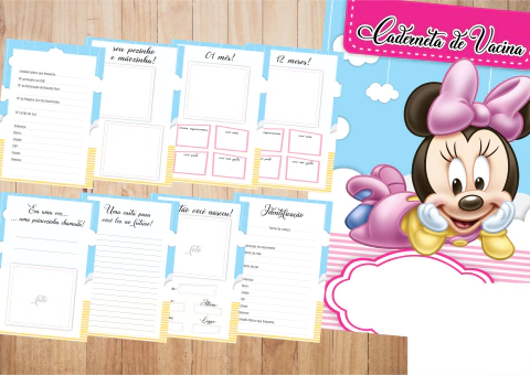 Caderneta de Saúde Minnie Menina