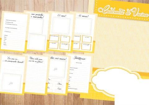 Caderneta de Saúde Neutra Menina