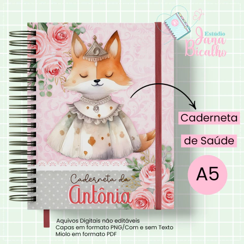 Caderneta de Saúde Raposinha Menina