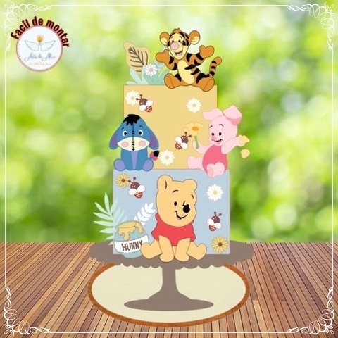 Ursinho Pooh - Topo de Bolo