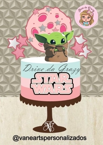 Yoda - Topo de Bolo
