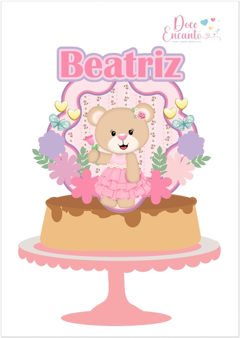 Ursinho - Topo de Bolo