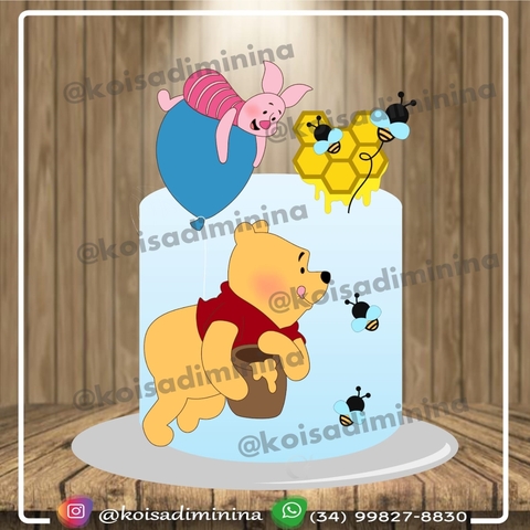 Ursinho Pooh - Topo de Bolo