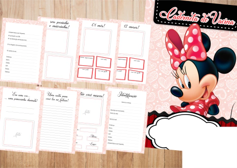 Caderneta de Saúde Minnie Menina