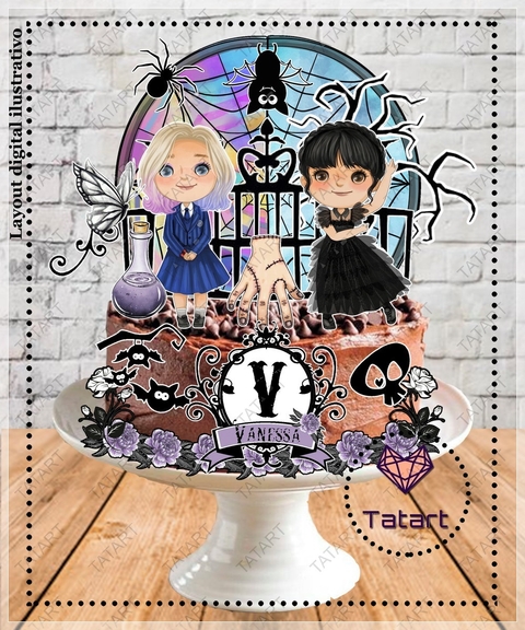 Wandinha - Topo de Bolo