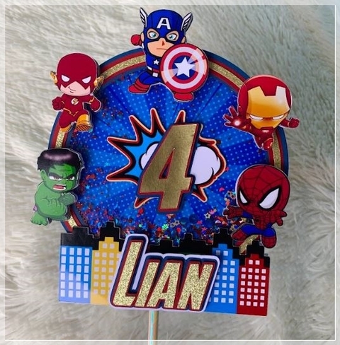 Vingadores - Topo de Bolo