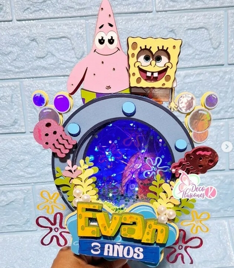 Bob Esponja - Topo de Bolo - comprar online