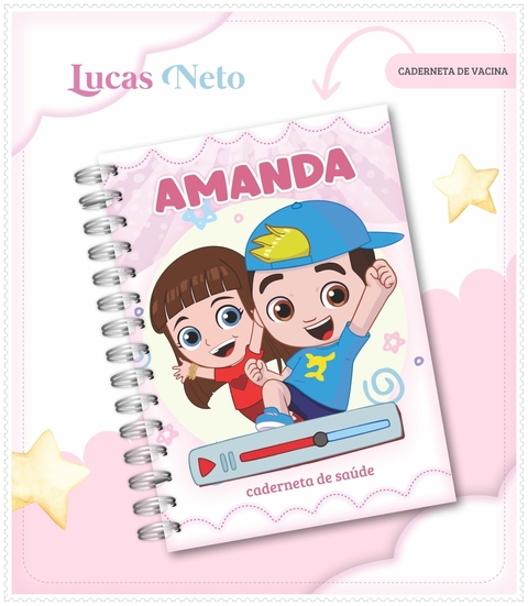 Caderneta de Saúde Luccas Neto Menina