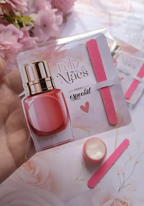 Dia das Mães - Card Creme e Lixa - comprar online