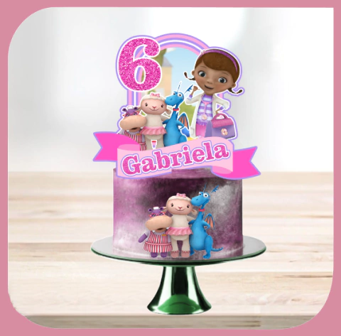 Doutora Brinquedos - Topo de Bolo - comprar online
