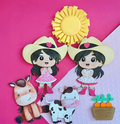 Fazendinha - Topo de Bolo - comprar online