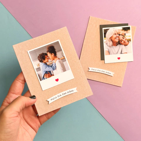 Dia das Mães - Ímã polaroid - Card Dia das Mães - comprar online