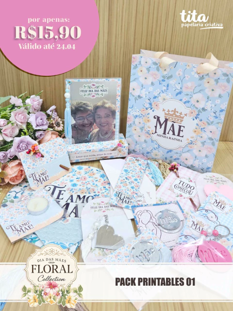 Dia das Mães - Pack Printables 01 - comprar online