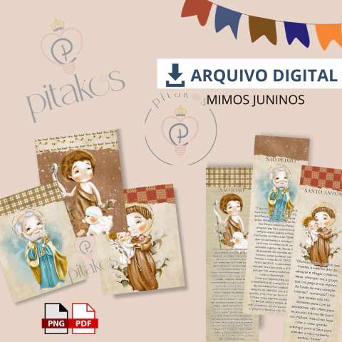 Festa Junina - Mimos Santinhos Juninhos - comprar online