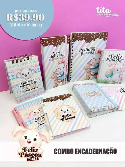 Páscoa - Pascoa 25 Combo Encadernação - comprar online