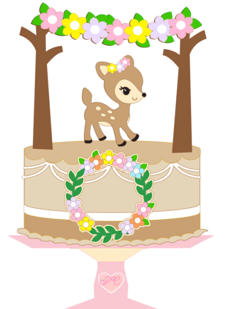 Veadinho - Topo de Bolo