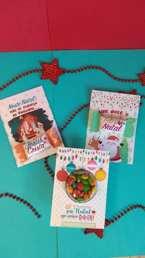Natal - Cartões para doces