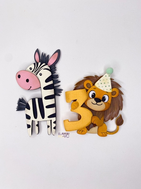 Safari - Topo de Bolo