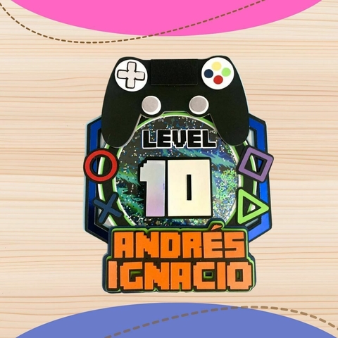 Vídeo Game - Topo de Bolo - comprar online