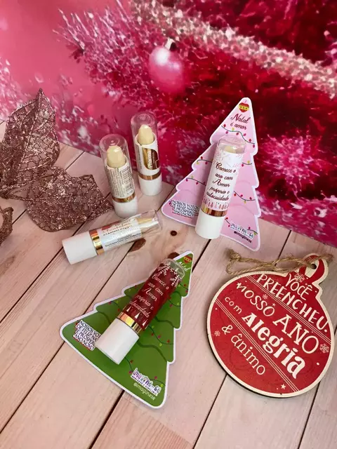 Natal - Cartão Manteiga de Cacau Arvore