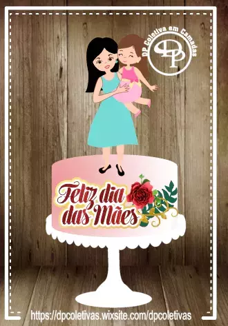 Topo de Bolo - Dia das Mães 54 - comprar online